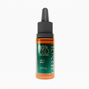 Pilno spektro kanapių aliejus GREEN CBD 10% (Mėtų sk.)