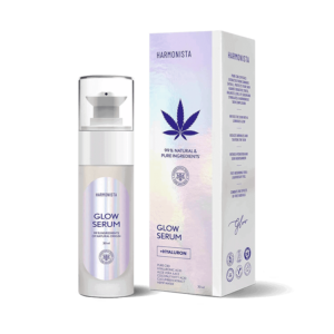 Veido serumas GLOW SERUM su CBD kristalais ir heliuronu