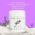 DoNotAge Pure Quercetin – privalumai: antioksidacija, imunitetas, uždegimo kontrolė