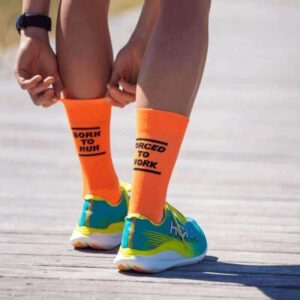 Kojines Born To Run Orange SPORCKS