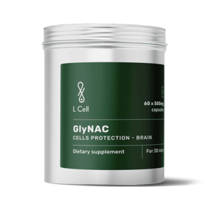 L Cell GlyNAC (500mg kapsulės, 60vnt.)