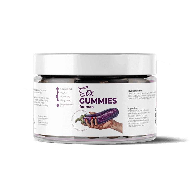 Libido guminukai vyrams NORDIC NUTRIS