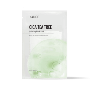 NACIFIC Cica Tea Tree Relaxing Mask atpalaiduojanti lakštinė veido kaukė