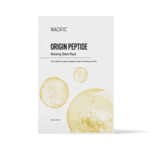 NACIFIC Origin Peptide Reviving lakštinė veido kaukė su peptidų kompleksu