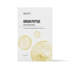 NACIFIC Origin Peptide Reviving lakštinė veido kaukė su peptidų kompleksu