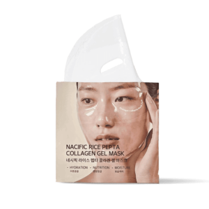 NACIFIC RICE PEPTA Collagen Gel Mask kolageno gelinė veido kaukė su peptidų kompleksu ir ryžių ekstraktu