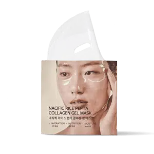 NACIFIC RICE PEPTA Collagen Gel Mask kolageno gelinė veido kaukė su peptidų kompleksu ir ryžių ekstraktu