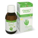 NORSAN, OMEGA-3 VEGAN, CITRINŲ SKONIO aliejus