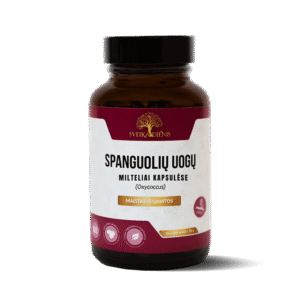 Spanguolės Veganiškose kapsulėse