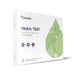 BLOODO Hemoglobino A1C testas