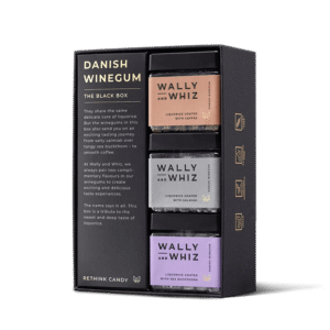 Wally and Whiz Vyno guminukų Kalėdinis rinkinys Juodoji dėžutė