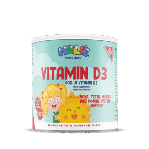 MALIE Vitaminas D3 kaulams dantims raumenims ir imuninei sistemai vaikams