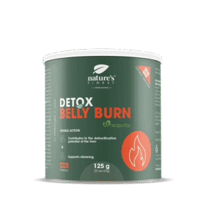 NATURE'S FINEST DETOX BELLY BURN Kõhu rasva põletav kiudainesegu Neopuntia™, Chlorella, Marigoldi ja Artišokiga.