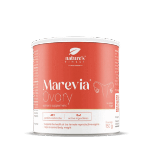 NATURE'S FINEST MAREVIA OVARY Naiste reproduktiivse tervise valem inositooli, D3-vitamiini, tsingi ja magneesiumiga.