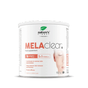 NATURE'S FINEST MELACLEAR+ Pigmentinių dėmių šalinimo mišinys su vitaminu C, variu, biotinu ir Belight™ kompleksu