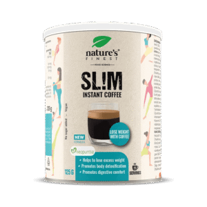NATURE'S FINEST SL!M COFFEE Kavos gėrimas lieknėjimui ir apetito kontrolei su Neopuntia™, guarana ir artišoku