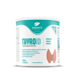 NATURE'S FINEST THYROID Skydliaukės funkcijos palaikymo mišinys su jodu ir selenu