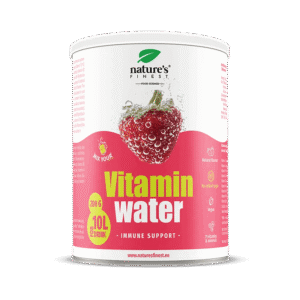 NATURE'S FINEST VITAMIN WATER IMMUNE SUPPORT Joogisegu immuunsusele koos C-vitamiini, tsingi, seleeni, B-kompleksi ja põldmarjaga.