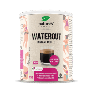 NATURE'S FINEST WATEROUT COFFEE Kavos gėrimas su patentuotu Cactinea™ padedantis sumažinti skysčių kaupimąsi organizme
