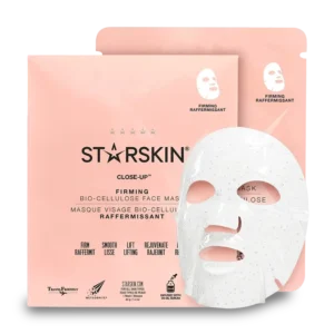 STARSKIN CLOSE-UP FIRMING BIO-CELLULOSE FACE MASK Stangrinamoji bioceliuliozinė veido kaukė odos elastingumui ir glotnumui puoselėti