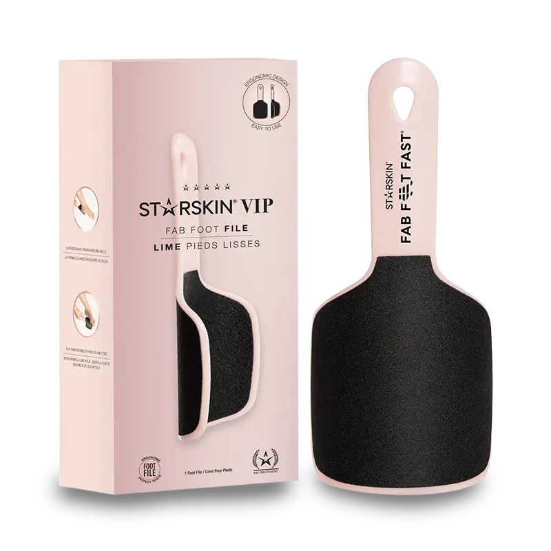 STARSKIN FAB FEET FAST FOOT FILE Ergonomiška dvipusė pėdų dildė suragėjusiai odai ir nuospaudoms šalinti STARSKIN FAB FEET FAST FOOT FILE Ergonomiška dvipusė pėdų dildė suragėjusiai odai ir nuospaudoms šalinti