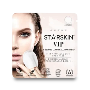 STARSKIN VIP 7 SECOND LUXURY ALL DAY MASK Daugiafunkcis veido priežiūros diskelis odos valymui, šveitimui, drėkinimui ir glotninimui