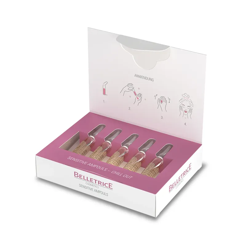 BELLETRICE SENSITIV AMPOULES Raminamosios ir drėkinamosios veido ampulės jautriai ir sudirgusiai odai