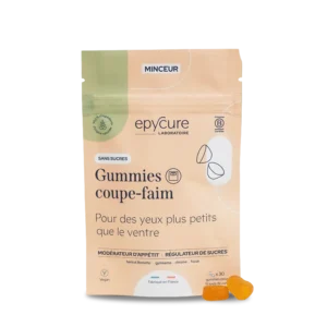 EPYCURE APPETITE SUPPRESSANT Guminukai apetito kontrolei (Obuolių ir ananasų sk.)