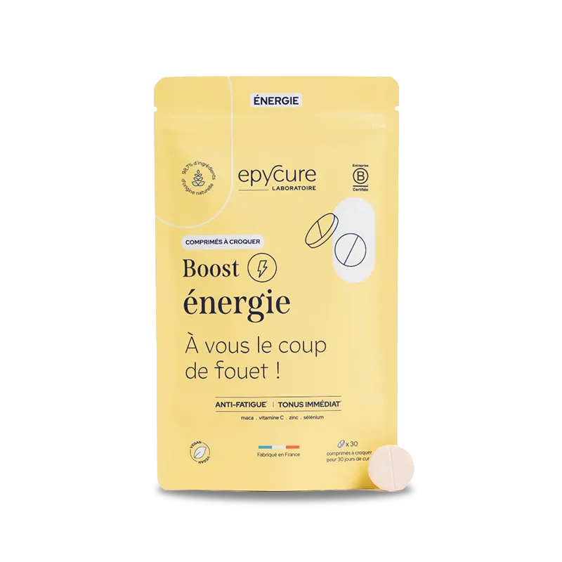 EPYCURE BOOST ENERGY Kramtomosios tabletės energijai ir nuovargiui mažinti (Braškių ir aviečių sk.) EPYCURE BOOST ENERGY Kramtomosios tabletės energijai ir nuovargiui mažinti (Braškių ir aviečių sk.)