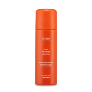 GEAR BY GASH AIR BUBBLE CDS™ 10 SECONDS BRIGHTENING MASK Skaistinamoji mikroburbuliukų veido kaukė tolygesniam odos atspalviui ir švytėjimui