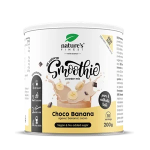 NATURE'S FINEST SMOOTHIE CHOCO BANANA Natūralus agavų, bananų ir kakavos glotnučio (smoothie) mišinys