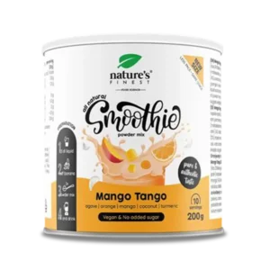 NATURE'S FINEST SMOOTHIE MANGO TANGO Natūralus agavų, apelsinų, mango, kokosų ir kurkumos glotnučio (smoothie) mišinys