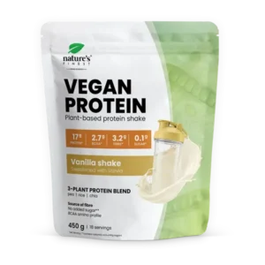 NATURE'S FINEST VANILLA 70% PROTEIN SHAKE Veganiški vanilės skonio proteino (baltyminio) kokteilio milteliai