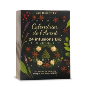 ZENATERRA ADVENT CALENDAR 24 ORGANIC HERBAL TEAS luomuyrttiteiden joulukalenteri